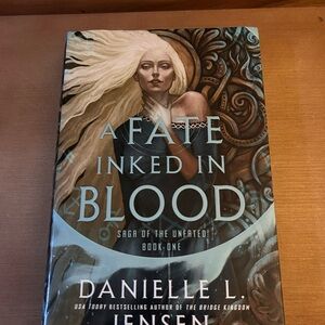 A Fate Inked in Blood Hardcover Book